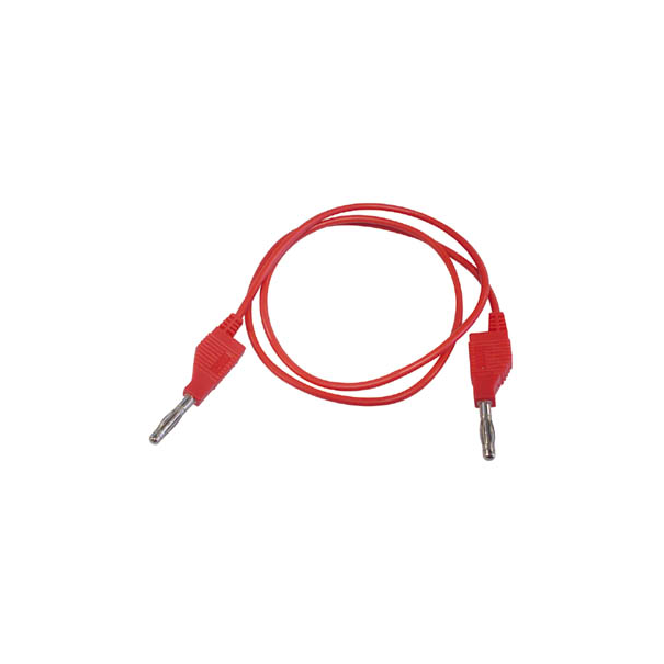 Cordon de mesure (fiche banane 4mm) 3A/30V - 1m (couleur aux choix)