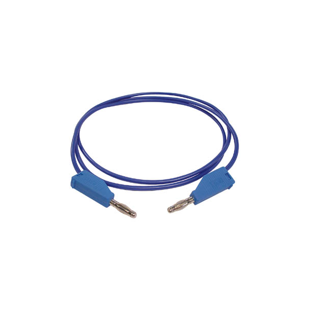 Cordon de mesure (fiche banane 4mm) 3A/30V - 1m (couleur aux choix)