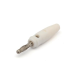 FICHE BANANE 4mm - BLANC
