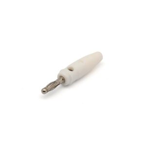 FICHE BANANE 4mm - BLANC