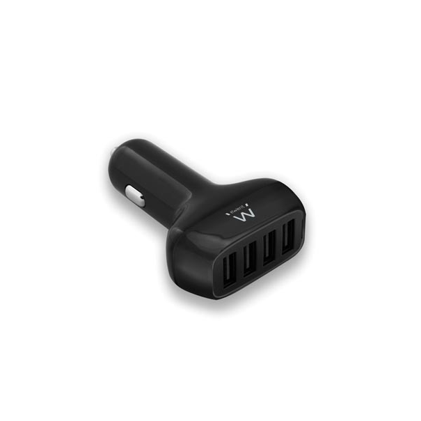 EWENT - USB CAR CHARGER 4-PORT 9.6 A (48 W) WITH SMART IC