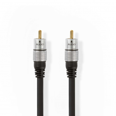 Câble audio numérique RCA mâle vers mâle de 10m