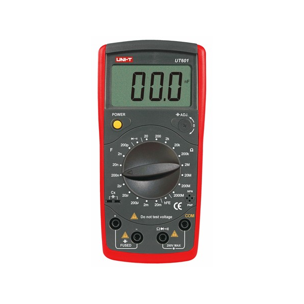 E44-Capacimètre (200pf >20mf) ohmmètre / testeur de continuité et de  transistor à 44,90 €