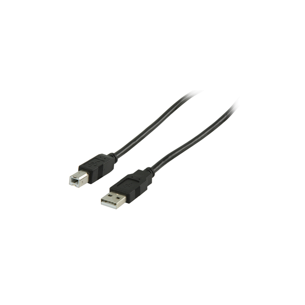 CABLE USB A MALE VERS B MALE - 1M