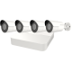 Kit de vidéo-surveillance - Enregistreur 8 canaux + 4 caméras bullet 4MP