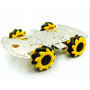 Kit chassis robot roue mecanum 60mm
