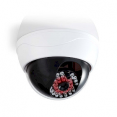 Caméra dôme de surveillance factice