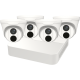 Kit de vidéo-surveillance - Enregistreur 8 canaux + 4 caméras dôme 4MP