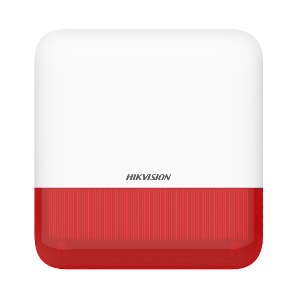 Sirène extérieur avec flash rouge sans fil pour centrale d'alarme AXPRO