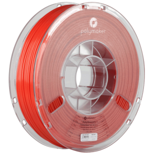 Filament PVB 1.75 mm - Coral Red (Rouge Corail) - 750 gr - PolySmooth - Polymaker