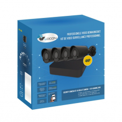 Kit de vidéo-surveillance 8 canaux - livré avec 4 caméras bullet 4MP