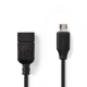 Câble On-the-Go USB 2.0 - Micro B Mâle  - A Femelle de 2m