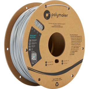 Filament PLA PRO 1.75 mm - Silver (Argenté) - 1 kg - PolyLite - Polymaker