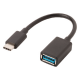 Câble USB 3.0 CM – AF USB-C Male - USB A Femelle 0.15 m Noir