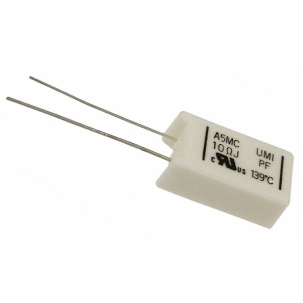 Fusible thermique, Série PFE, 250 V, 139 °C, Radial