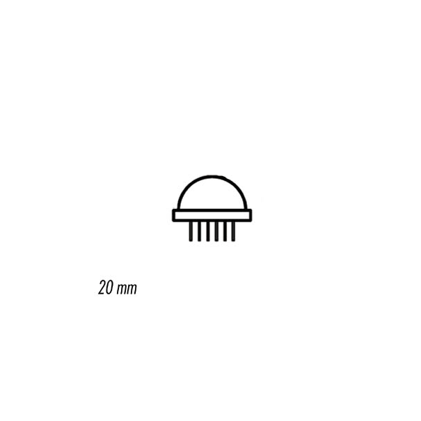 LED GEANTE VERTE DIFFUSANTE 20mm