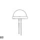 LED GEANTE ROUGE DIFFUSANTE 20mm