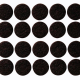 BANDE FEUTRÉE ADHÉSIVE - ROND 20 mm - 20 pcs