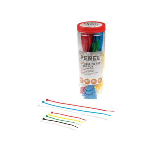 JEU DE SERRE-CÂBLES EN NYLON - DIFFÉRENTES COULEURS (300 pcs)