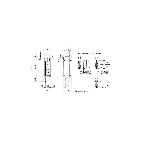 FUSIBLE AUTOMATIQUE - 4A - 250VAC