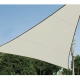 VOILE SOLAIRE - TRIANGLE - 3.6 x 3.6 x 3.6 m - COULEUR: CRÈME