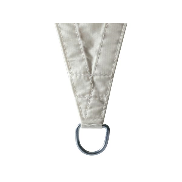 VOILE SOLAIRE - TRIANGLE - 3.6 x 3.6 x 3.6 m - COULEUR: CRÈME VOILE SOLAIRE - TRIANGLE - 3.6 x 3.6 x 3.6 m - COULEUR: CRÈME