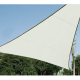 VOILE SOLAIRE - TRIANGLE - 5 x 5 x 5 m - COULEUR: CRÈME