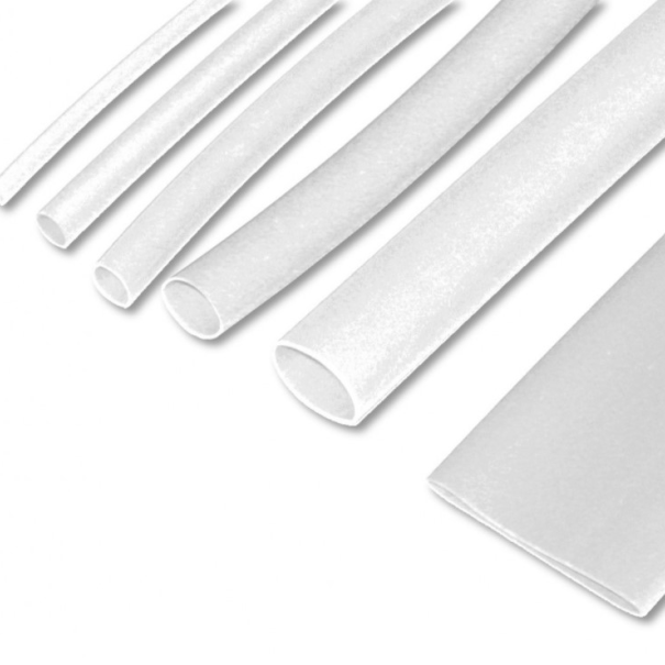 Gaine thermorétractable 2:1 12.7mm X 1m blanc
