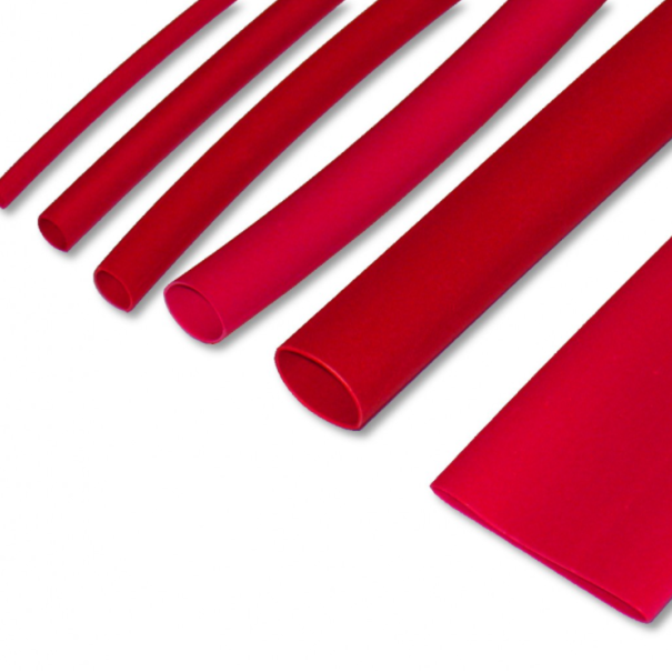 Gaine thermorétractable 2:1 3.2mm X 1m rouge