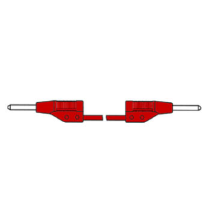 CORDON DE MESURE MOULE 2mm 25cm - ROUGE (MVL 2/25)
