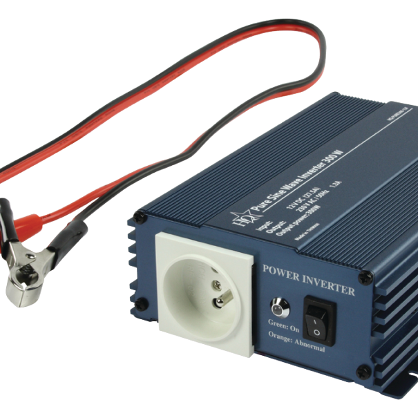 CONVERTISSEUR 12VDC - 230VAC  300W PURE SINUS