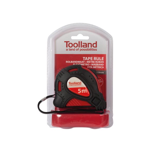 Mètre ruban avec boîtier en caoutchouc 5 m