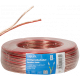 CABLE HAUT-PARLEUR 2X0.75 TRANSPARENT - 25 METRES