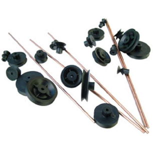 KIT DE 25 POULIES ET AXES 2MM
