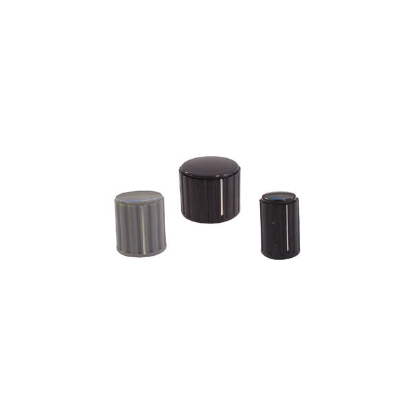 BOUTON (NOIR AVEC LIGNE BLANCHE 10mm/3mm) VERSION ECONOMIQUE