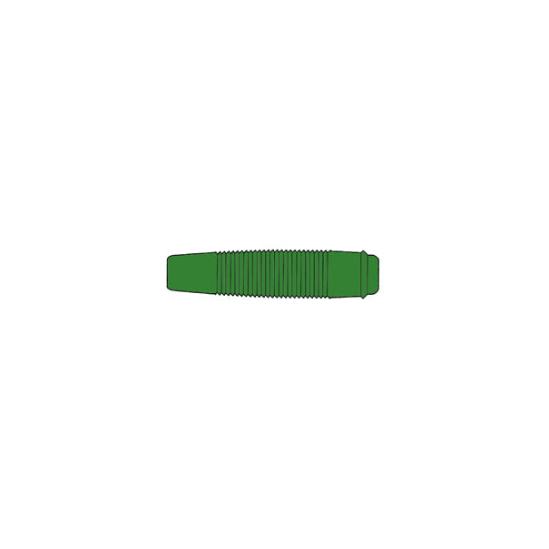 Fiche banane femelle 4mm pour câble - vert