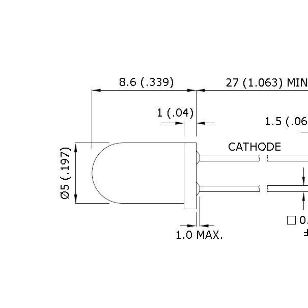 LED A RESISTANCE INTERNE 5mm 5V - VERT DIFFUSANT LED A RESISTANCE INTERNE 5mm 5V - VERT DIFFUSANT