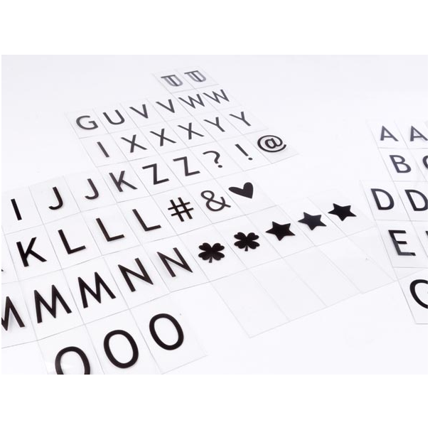 BOÎTE LUMINEUSE AVEC LETTRES - A4 BOÎTE LUMINEUSE AVEC LETTRES - A4