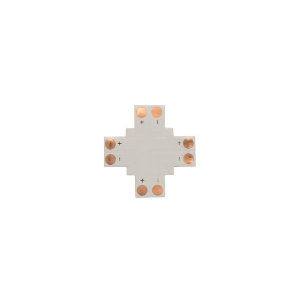 CONNECTEUR PCB FLEXIBLE - FORME + - 8 mm - 1 COULEUR