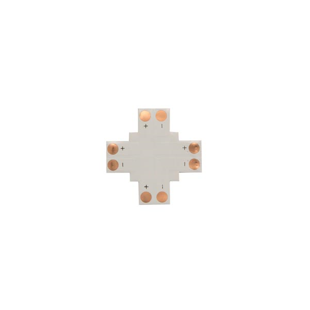 CONNECTEUR PCB FLEXIBLE - FORME + - 10 mm - 1 COULEUR