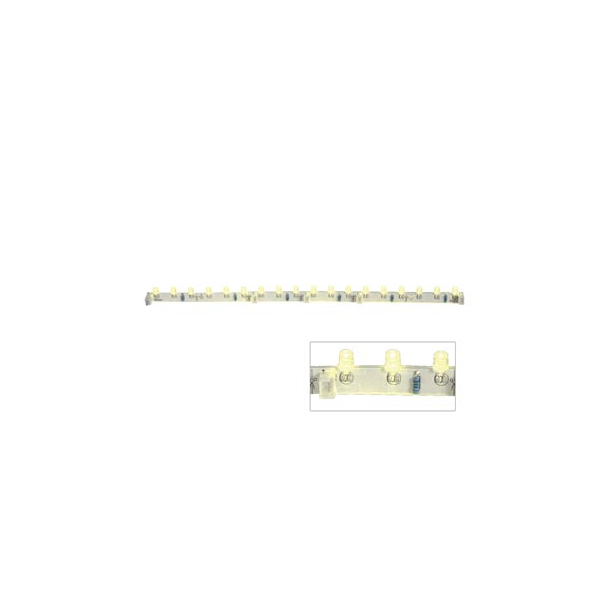 MODULE À LED FLEXIBLE - JAUNE - 18 LED - 30cm - 12VCC