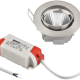 Spot Led à encastrer 5W 3000K 400Lm - Chrome