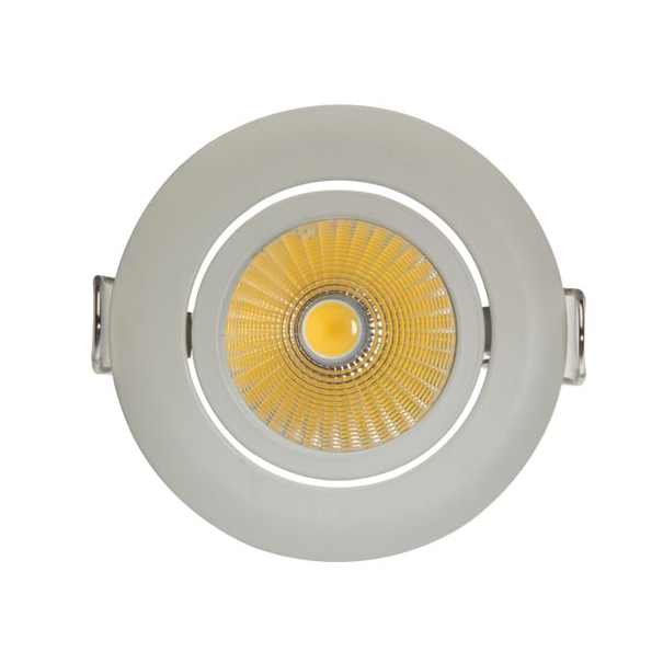 Plaffonier Led COB 6,5 W - rond - Blanc