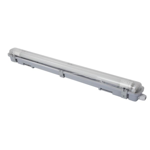 PLAFONNIER AVEC TUBE LED T8 - ÉTANCHE - 65.5 cm - BLANC NEUTRE