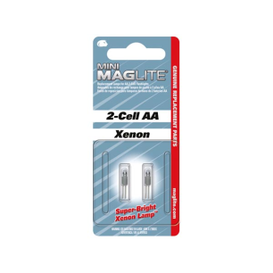 MAGLITE - AMPOULE DE RECHANGE (XÉNON) POUR MINI R6 / SUPER MINI R3 - 2 pcs