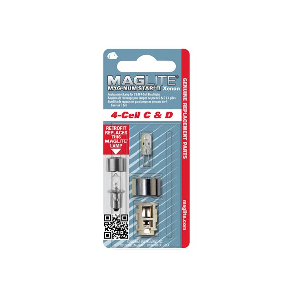 MAGLITE - AMPOULE DE RECHANGE (XÉNON) POUR ML4/LCL4 - 1 PC