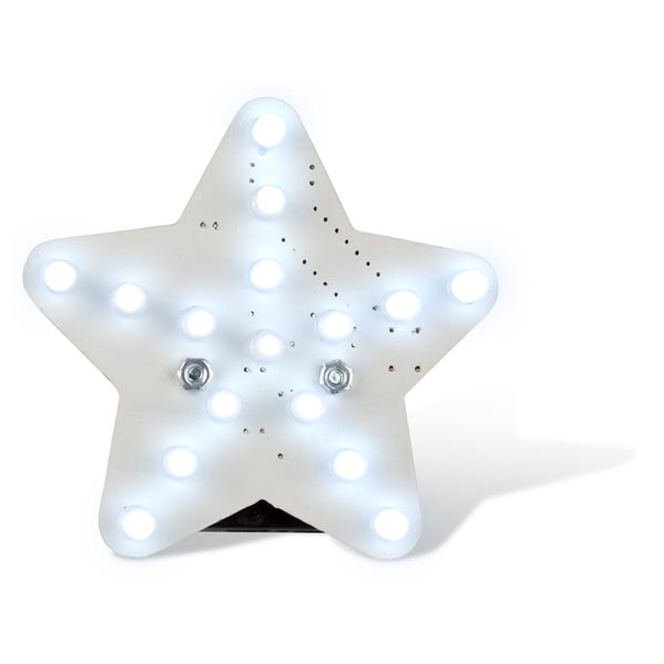 ÉTOILE LUMINEUSE BLANCHE