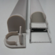 PROFILE ALUMINIUM 1M + PLEXI OPAL