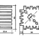 REFROIDISSEUR TO3/TO66/TO220 7.7°C/W