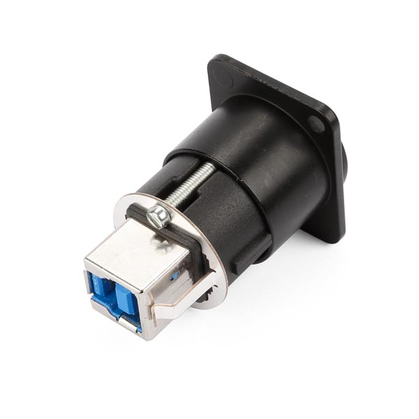 NEUTRIK - CHANGEUR DE GENRE USB 3.0 RÉVERSIBLE (TYPE USB A ET USB B) - BOÎTIER NICKELÉ TYPE D